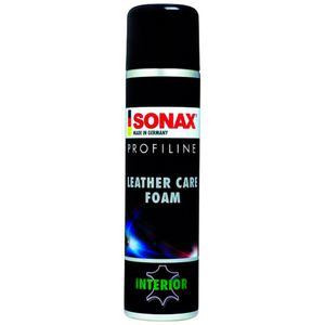 اسپری تمیز کننده چرم خودرو سوناکس مدل leather care foam حجم 200 میلی لیتر